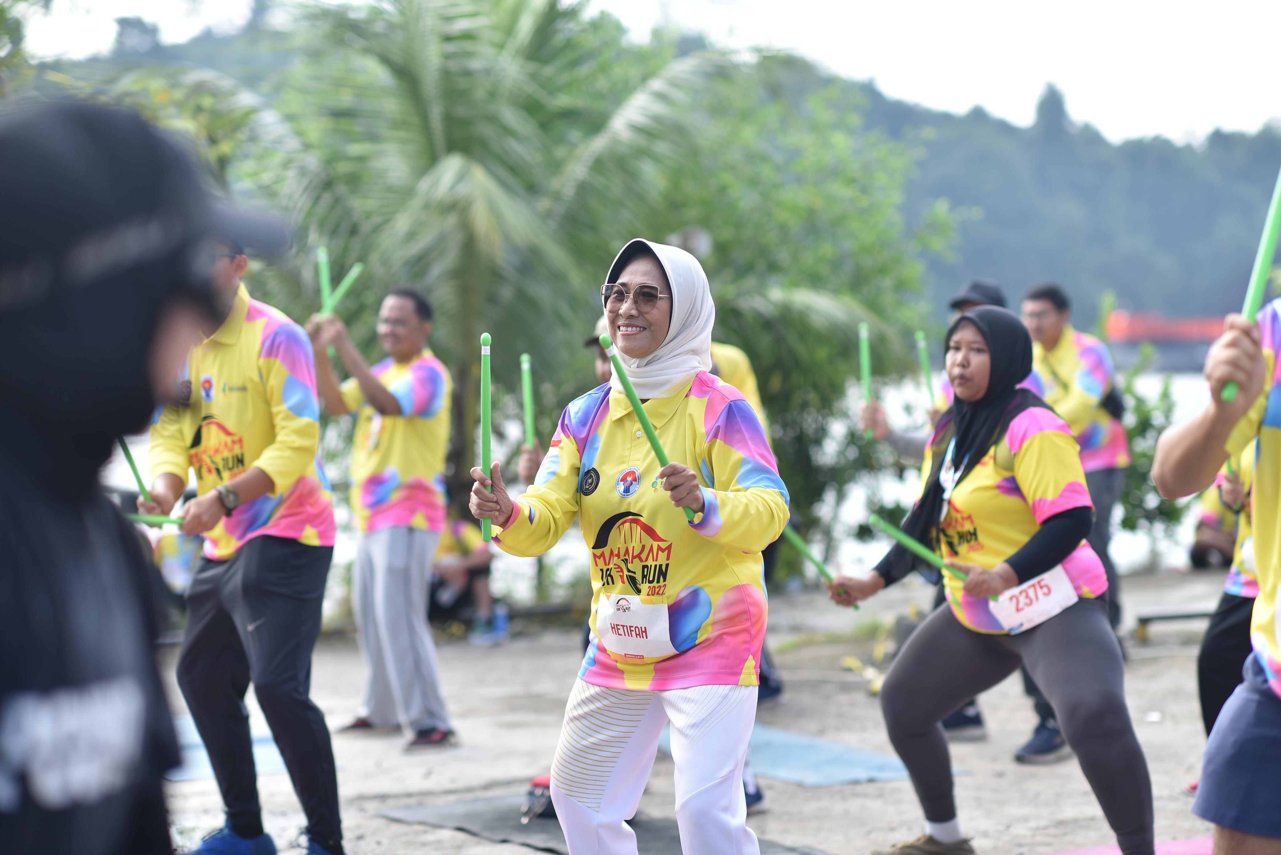 Hetifah Sjaifudian Saat Agenda Mahakam Run